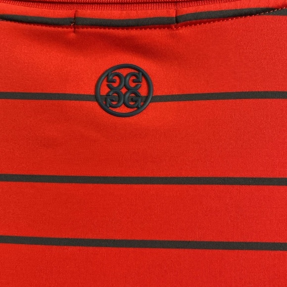 G/FORE Men’s Red with Stripes Golf Polo Shirt Size Size M - Picture 6 of 8
